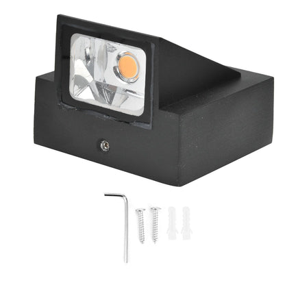 Outdoor Wall Light 5W COB Warm Light Source No Flicker IP65 Waterproof Lamp for Corridor Courtyard 85‑265V