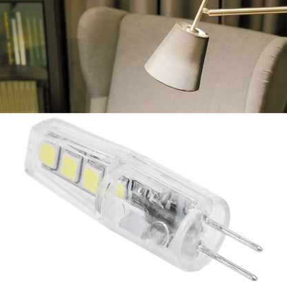 10Pcs G4 8LED Light 2835 Lamp Chips 2W 360 Angle PC Lamp Bulb for Home Office 220VWhite Light