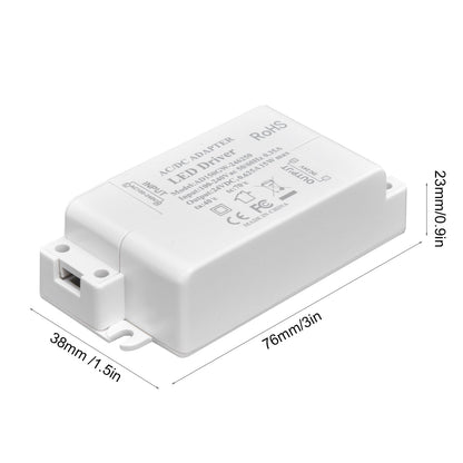 LED Driver DC24V 0.625A 15W DIY Lamp Low Voltage LED Driver Transformer AC 100‑240V