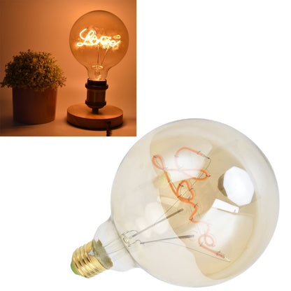 Round Light Bulbs Nontoxic No Flicker Energy Saving Environmental Friendly LED Dimmable Bulb Light 220VLOVE