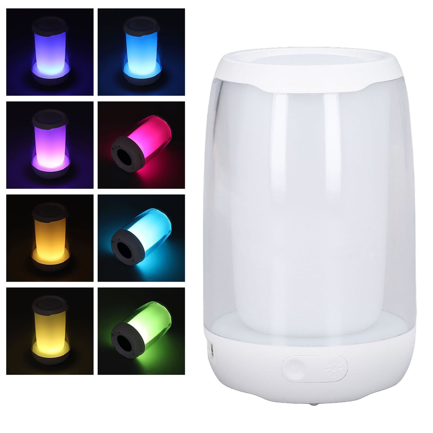Wireless Speaker 10 Meters Transmission High Definition Stereo Sound Support FM Radio Mini LED Portable Speaker for Gift