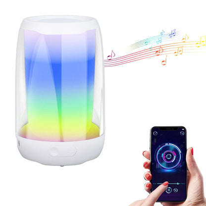 Wireless Speaker 10 Meters Transmission High Definition Stereo Sound Support FM Radio Mini LED Portable Speaker for Gift