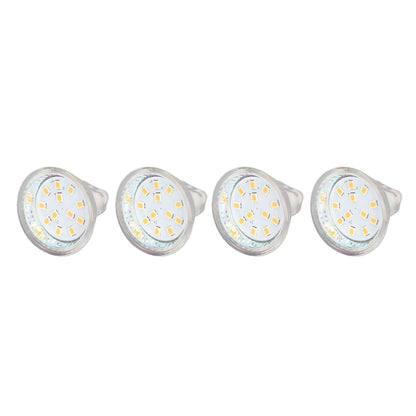 4PCS MR11 12LED Light Bulb 2W 300LM Spot Light Bulb Double Pin Base Landscape Light BulbWarm White 3000K