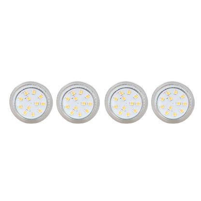 4PCS MR11 12LED Light Bulb 2W 300LM Spot Light Bulb Double Pin Base Landscape Light BulbWarm White 3000K