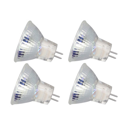 4PCS MR11 12LED Light Bulb 2W 300LM Spot Light Bulb Double Pin Base Landscape Light BulbWarm White 3000K