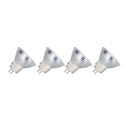4PCS MR11 12LED Light Bulb 2W 300LM Spot Light Bulb Double Pin Base Landscape Light BulbWarm White 3000K