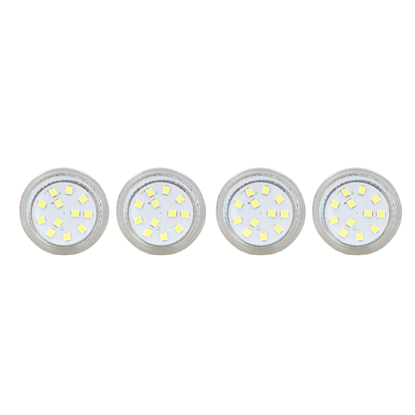 4PCS MR11 12LED Light Bulb 2W 300LM Spot Light Bulb Double Pin Base Landscape Light BulbCold White 6000K