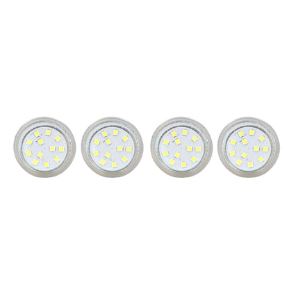 4PCS MR11 12LED Light Bulb 2W 300LM Spot Light Bulb Double Pin Base Landscape Light BulbCold White 6000K