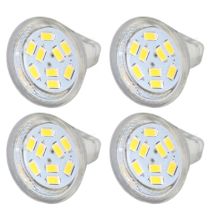 4Pcs MR11 LED Bulb 3W 300lm Bulb with 9 Beads Double Pin Base for Spotlight Landscape LampWarm White Light