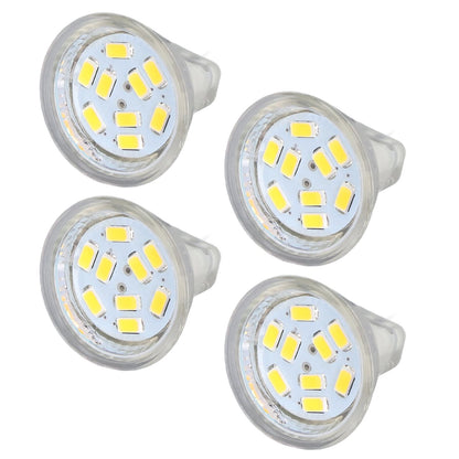4Pcs MR11 LED Bulb 3W 300lm Bulb with 9 Beads Double Pin Base for Spotlight Landscape LampWarm White Light