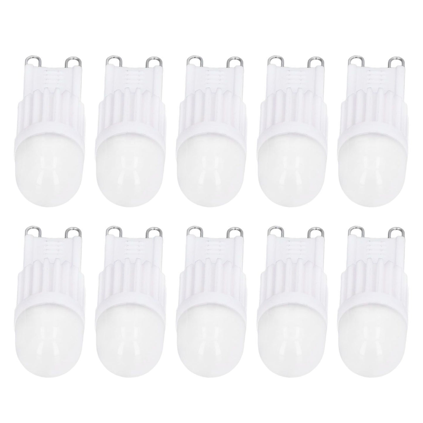 10pcs G9 Bulb Dimmable 2W 500lm G9 LED Bulb 30W Halogen Equivalent for Chandelier Ceiling Light Wall Lamp 220VWhite Light