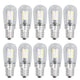 10PCS LED E12 Light Bulb Glass Small Ceiling Lamp Bulb 500LM Wall Lamp Bulb for Bedroom Office 220V