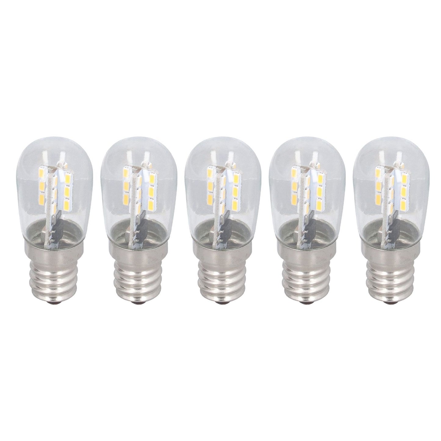 10PCS LED E12 Light Bulb Glass Small Ceiling Lamp Bulb 500LM Wall Lamp Bulb for Bedroom Office 220V