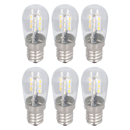 10PCS LED E12 Light Bulb Glass Small Ceiling Lamp Bulb 500LM Wall Lamp Bulb for Bedroom Office 220V
