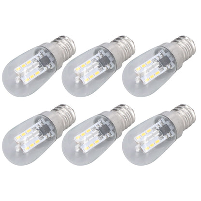 10PCS LED E12 Light Bulb Glass Small Ceiling Lamp Bulb 500LM Wall Lamp Bulb for Bedroom Office 220V