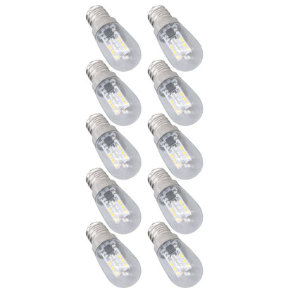 10PCS LED E12 Light Bulb Glass Small Ceiling Lamp Bulb 500LM Wall Lamp Bulb for Bedroom Office 220V