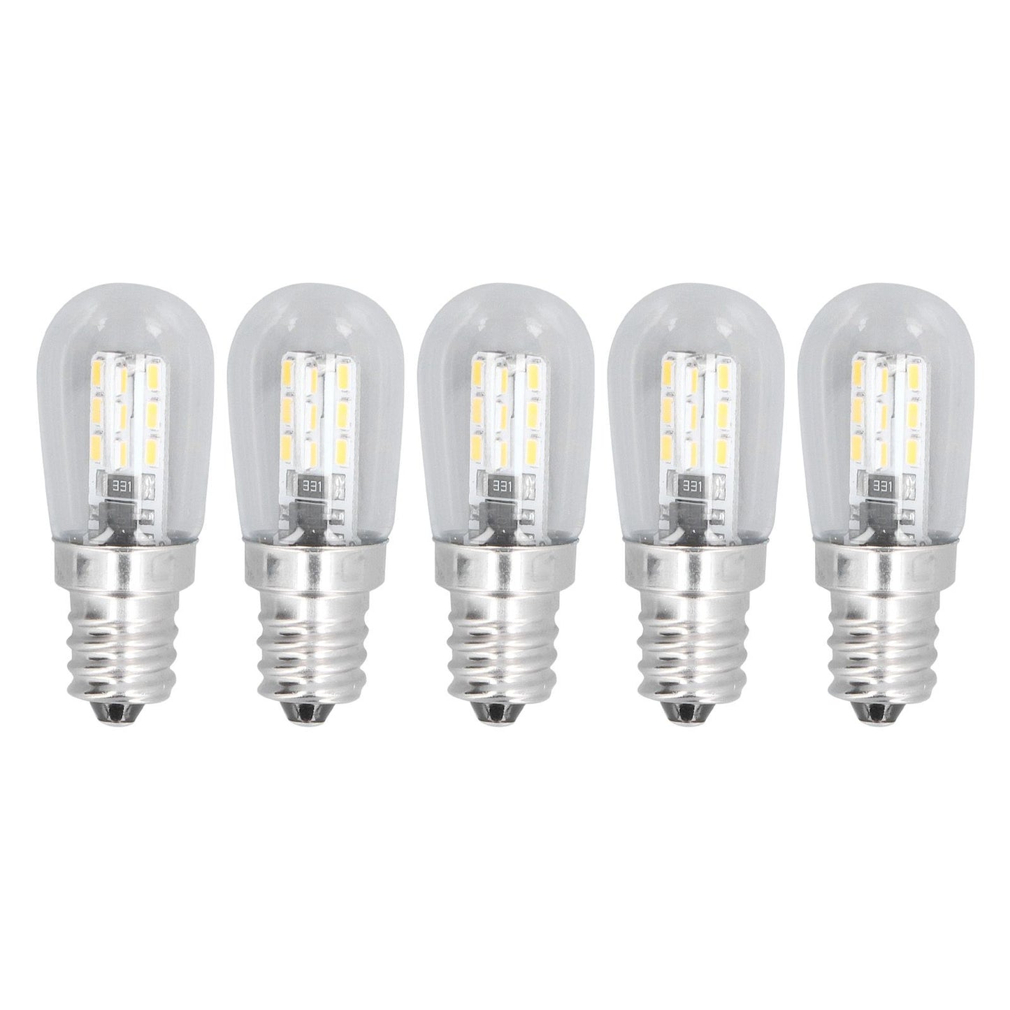 10PCS LED E12 Light Bulb Glass Small Ceiling Lamp Bulb 500LM Wall Lamp Bulb for Bedroom Office 220V