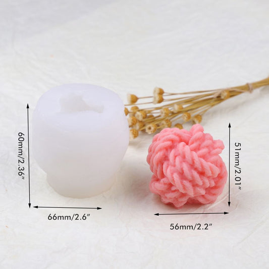 3D Silicone Candle Mould for DIY Candles Wax Soap Chocolate Crafts Ornaments Scented Candle
