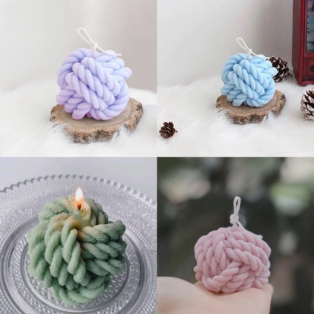 3D Silicone Candle Mould for DIY Candles Wax Soap Chocolate Crafts Ornaments Scented Candle