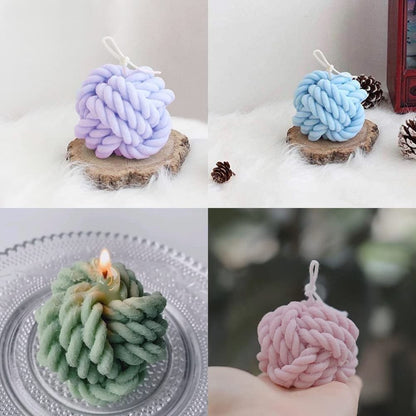 3D Silicone Candle Mould for DIY Candles Wax Soap Chocolate Crafts Ornaments Scented Candle