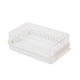 Butter Dish with Lid for Countertop Plastic Butter Keeper and Cutting Slot for Dividing and Storing Butter Container
