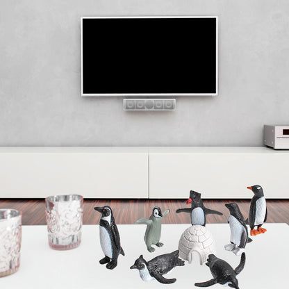 11PCS PVC Penguin Figurines Cute Simulation Ocean Animal Penguin Figure Model Toys Children s Cognitive Animal Ornaments