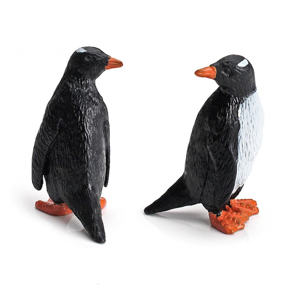 11PCS PVC Penguin Figurines Cute Simulation Ocean Animal Penguin Figure Model Toys Children s Cognitive Animal Ornaments