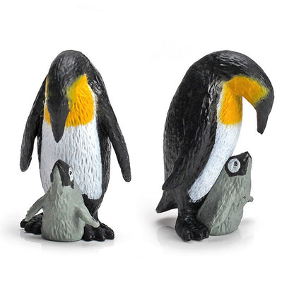 11PCS PVC Penguin Figurines Cute Simulation Ocean Animal Penguin Figure Model Toys Children s Cognitive Animal Ornaments