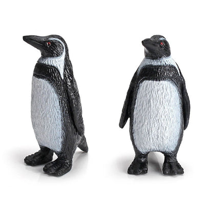 11PCS PVC Penguin Figurines Cute Simulation Ocean Animal Penguin Figure Model Toys Children s Cognitive Animal Ornaments
