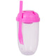 Fresh Salad Container Serving Cup with Dressing Container Fork Portable Plastic Food Storage Bottle for Picnic Lunch