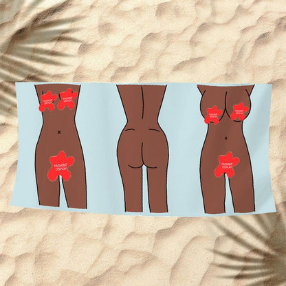 Beach Towel Absorbent Soft Microfiber Beach Towel Quick Dry Sexy Bath Towel for Bathroom Pool Camp Travel