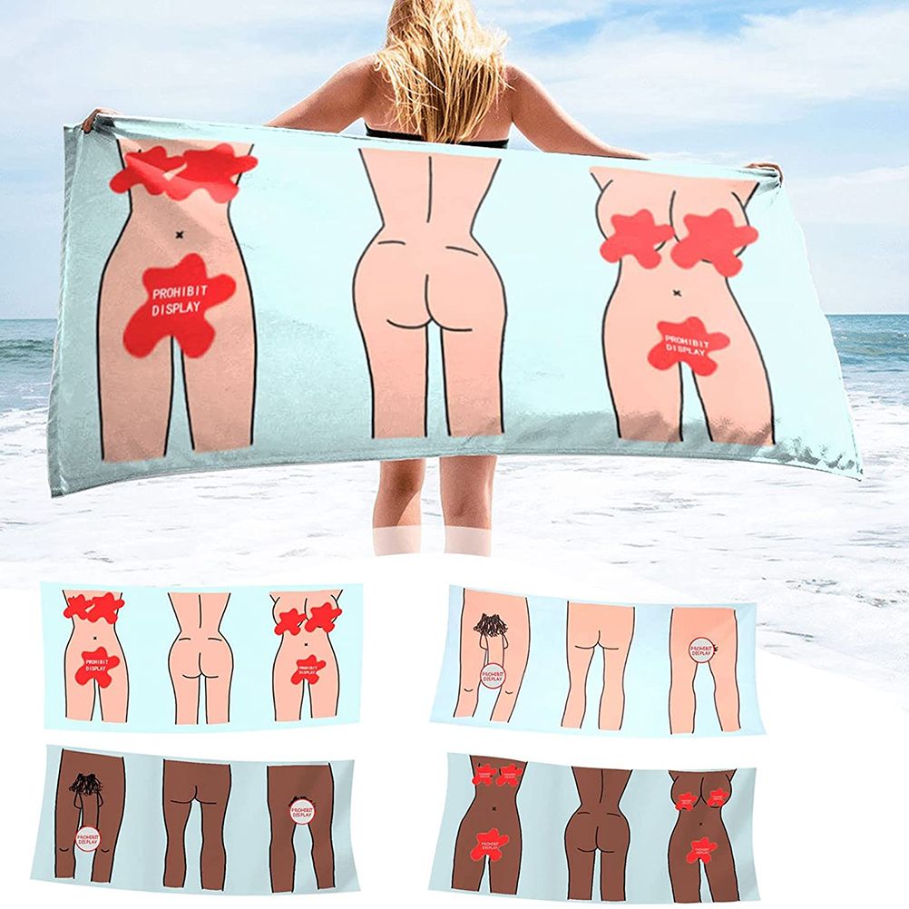 Beach Towel Absorbent Soft Microfiber Beach Towel Quick Dry Sexy Bath Towel for Bathroom Pool Camp Travel