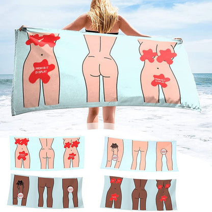 Beach Towel Absorbent Soft Microfiber Beach Towel Quick Dry Sexy Bath Towel for Bathroom Pool Camp Travel