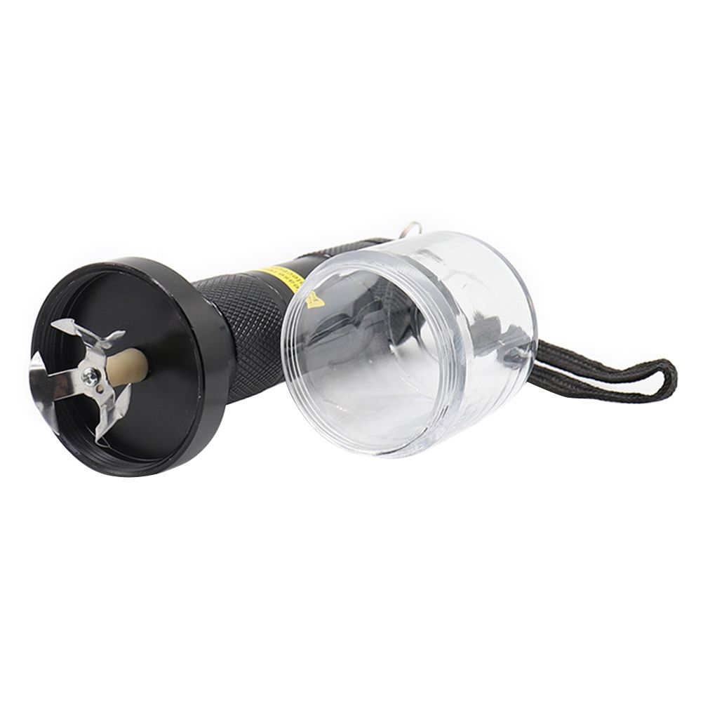Electric Metal Grinder Flashlight Shaped Aluminum Alloy Herb Grinder Crusher Portable Electric Smart Grinder