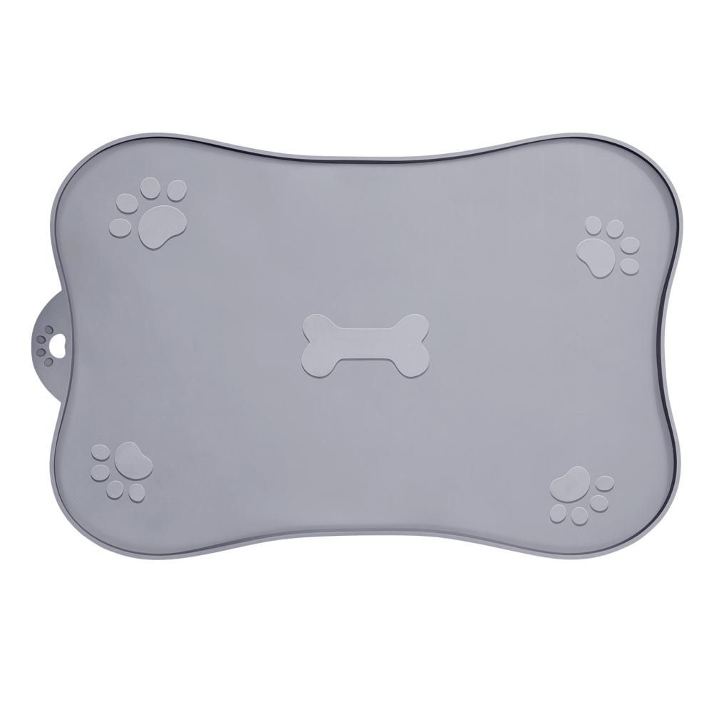 Pet Placemat for Dog and Cat Waterproof Silicone Pet Feeding Pad Non Slip Rollable Mat for Prevent Food and Water Overflow