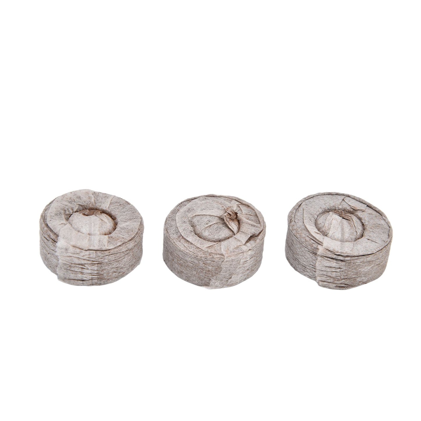 50Pcs Compressed Peat Block Cultivation and Nursery Nutrient Block Soil for Plant Flower VegetablesΦ35 X 10 mm