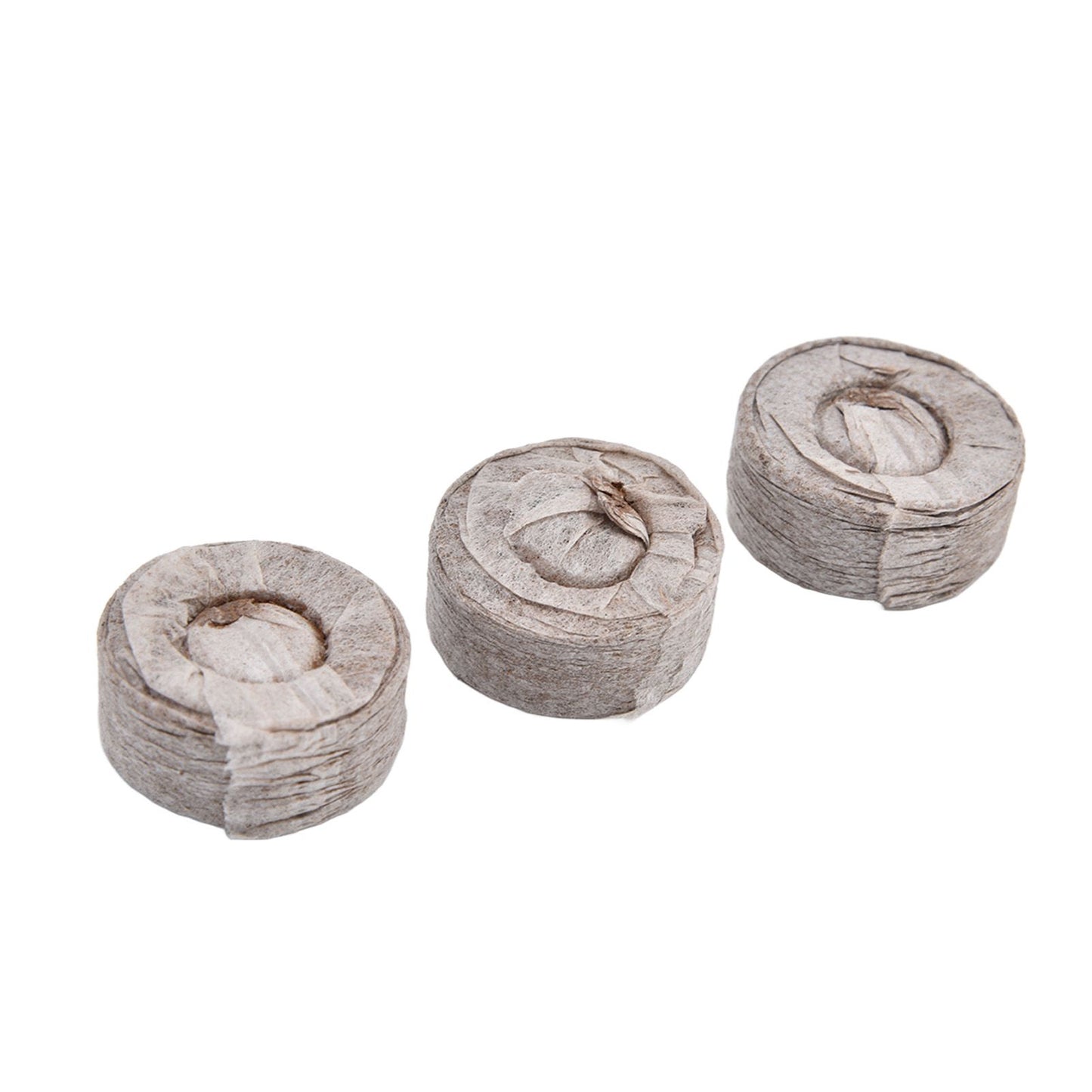50Pcs Compressed Peat Block Cultivation and Nursery Nutrient Block Soil for Plant Flower VegetablesΦ35 X 10 mm