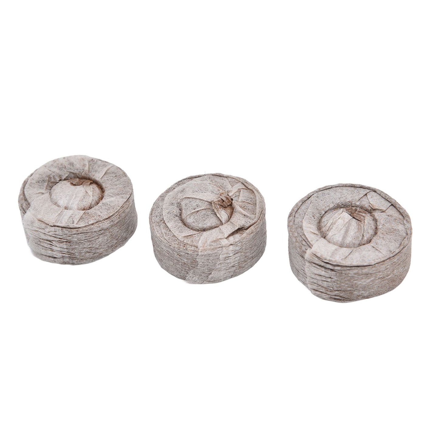 50Pcs Compressed Peat Block Cultivation and Nursery Nutrient Block Soil for Plant Flower VegetablesΦ35 X 10 mm