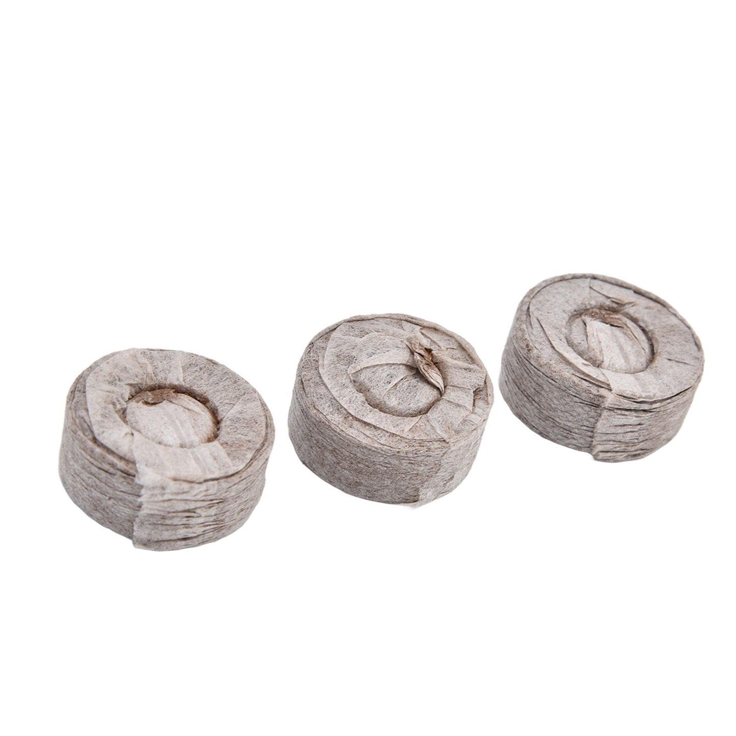 50Pcs Compressed Peat Block Cultivation and Nursery Nutrient Block Soil for Plant Flower VegetablesΦ35 X 10 mm