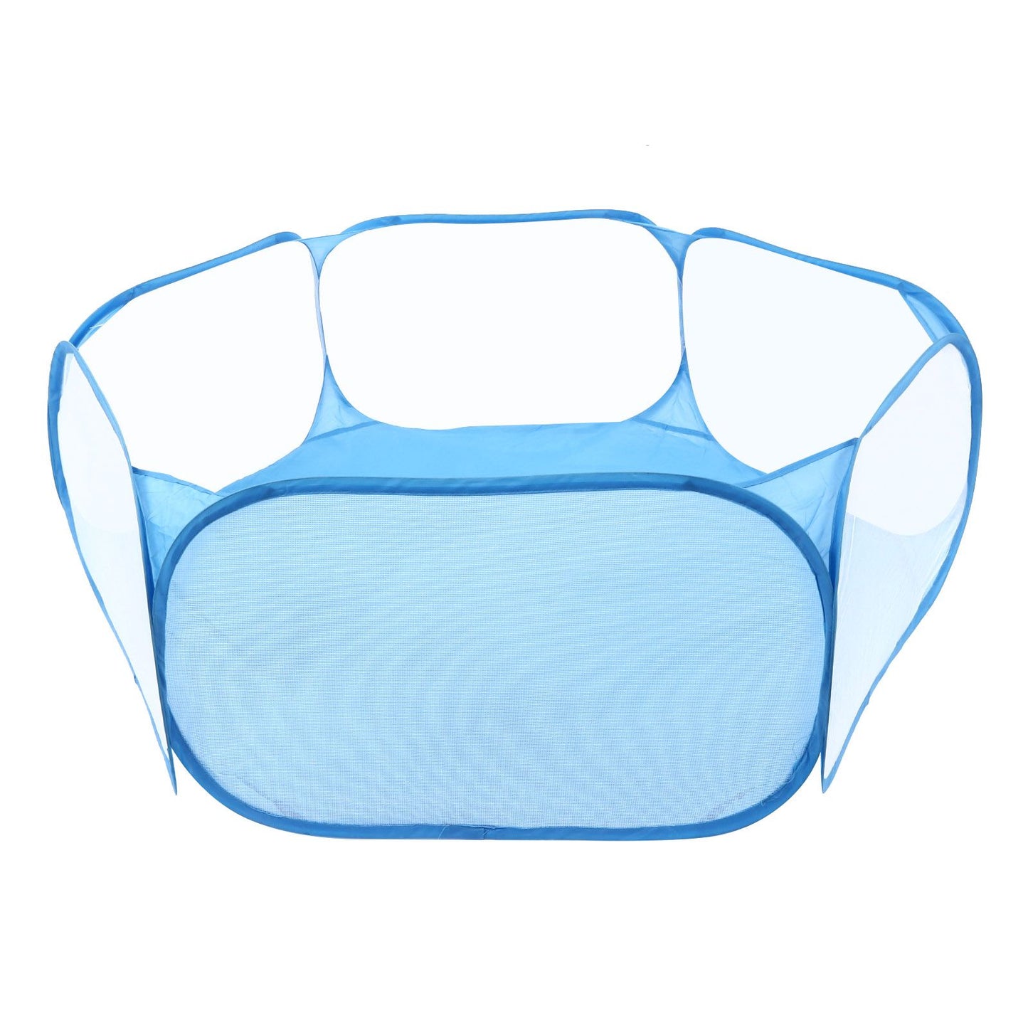 Pet Cage Tent Transparent Breathable Portable Small Animal Playpen for Hamsters Guinea Pigs