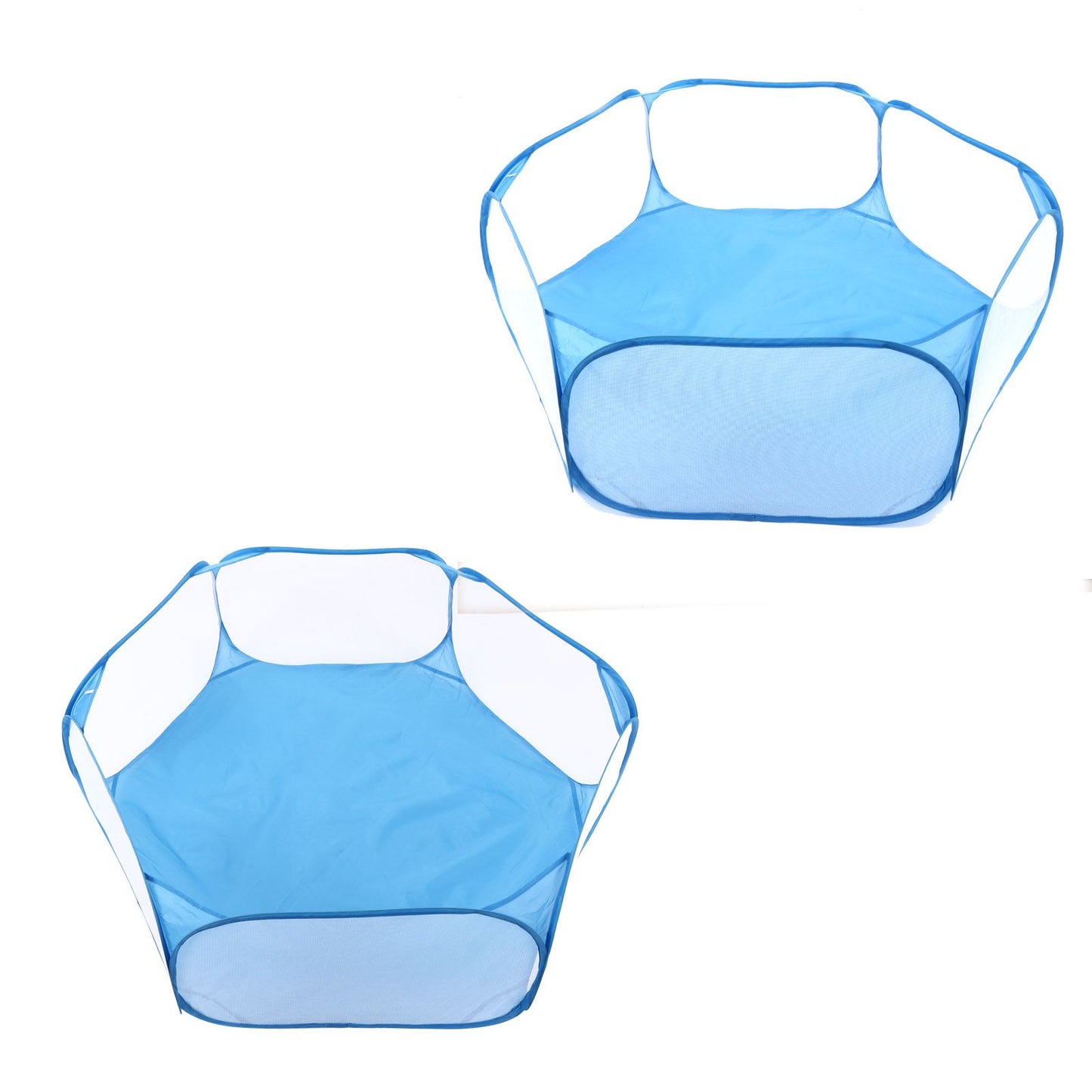 Pet Cage Tent Transparent Breathable Portable Small Animal Playpen for Hamsters Guinea Pigs