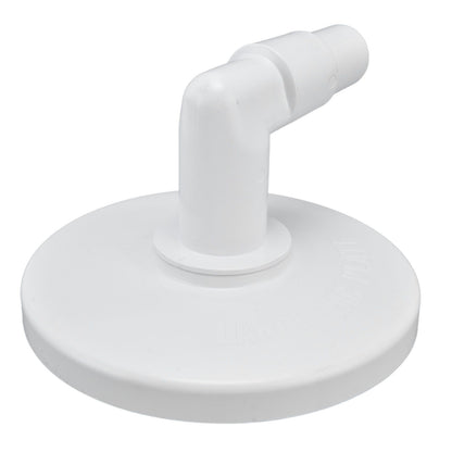 Skimmer Vacuum Plate with 90 ° Elbow Plastic Pool Vacuum Plate Replacement for Hayward