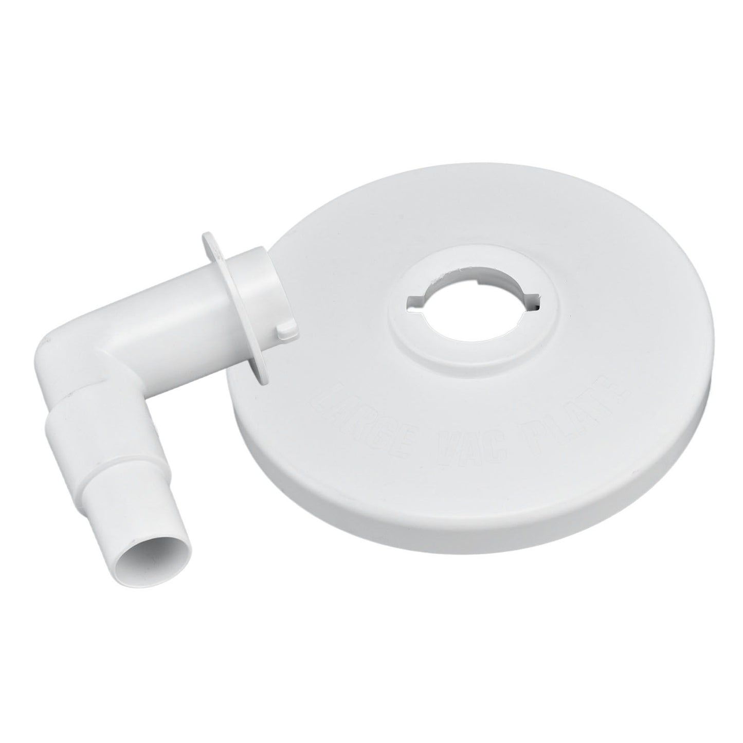 Skimmer Vacuum Plate with 90 ° Elbow Plastic Pool Vacuum Plate Replacement for Hayward