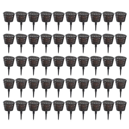 50Pcs Fertilizer Basket Plastic Sturdy Durable Planting Fertilization Box for Potted Plants Home Balconies Garden