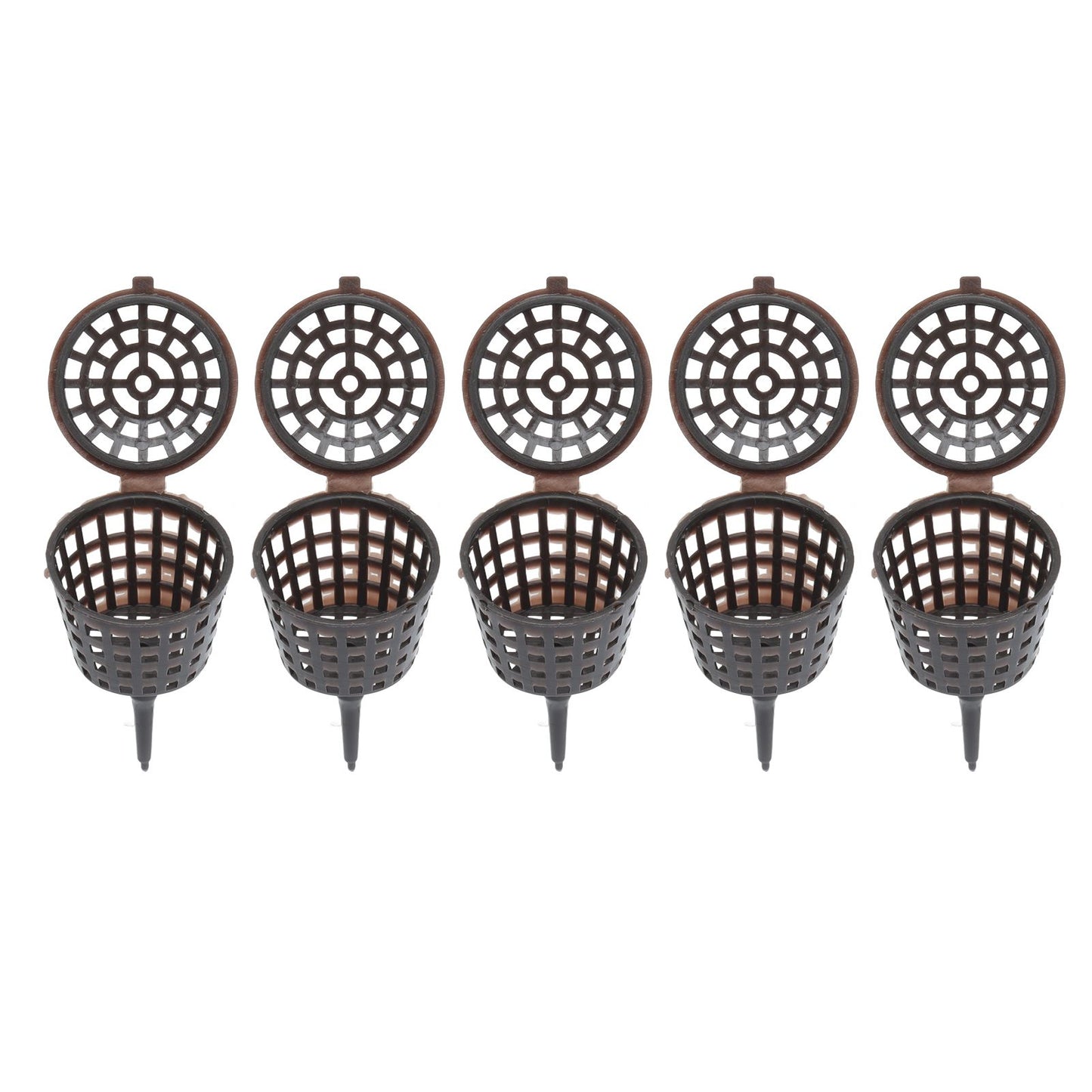 50Pcs Fertilizer Basket Plastic Sturdy Durable Planting Fertilization Box for Potted Plants Home Balconies Garden