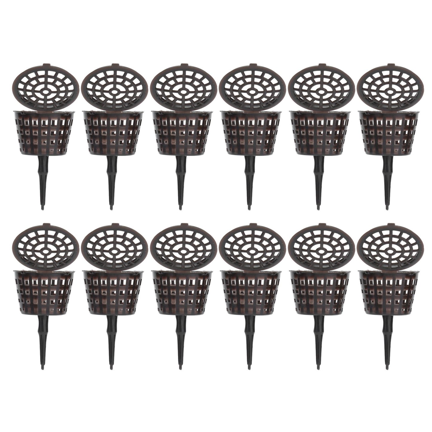 50Pcs Fertilizer Basket Plastic Sturdy Durable Planting Fertilization Box for Potted Plants Home Balconies Garden