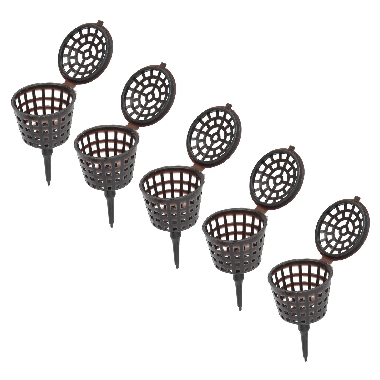 50Pcs Fertilizer Basket Plastic Sturdy Durable Planting Fertilization Box for Potted Plants Home Balconies Garden