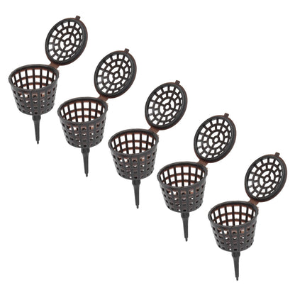 50Pcs Fertilizer Basket Plastic Sturdy Durable Planting Fertilization Box for Potted Plants Home Balconies Garden
