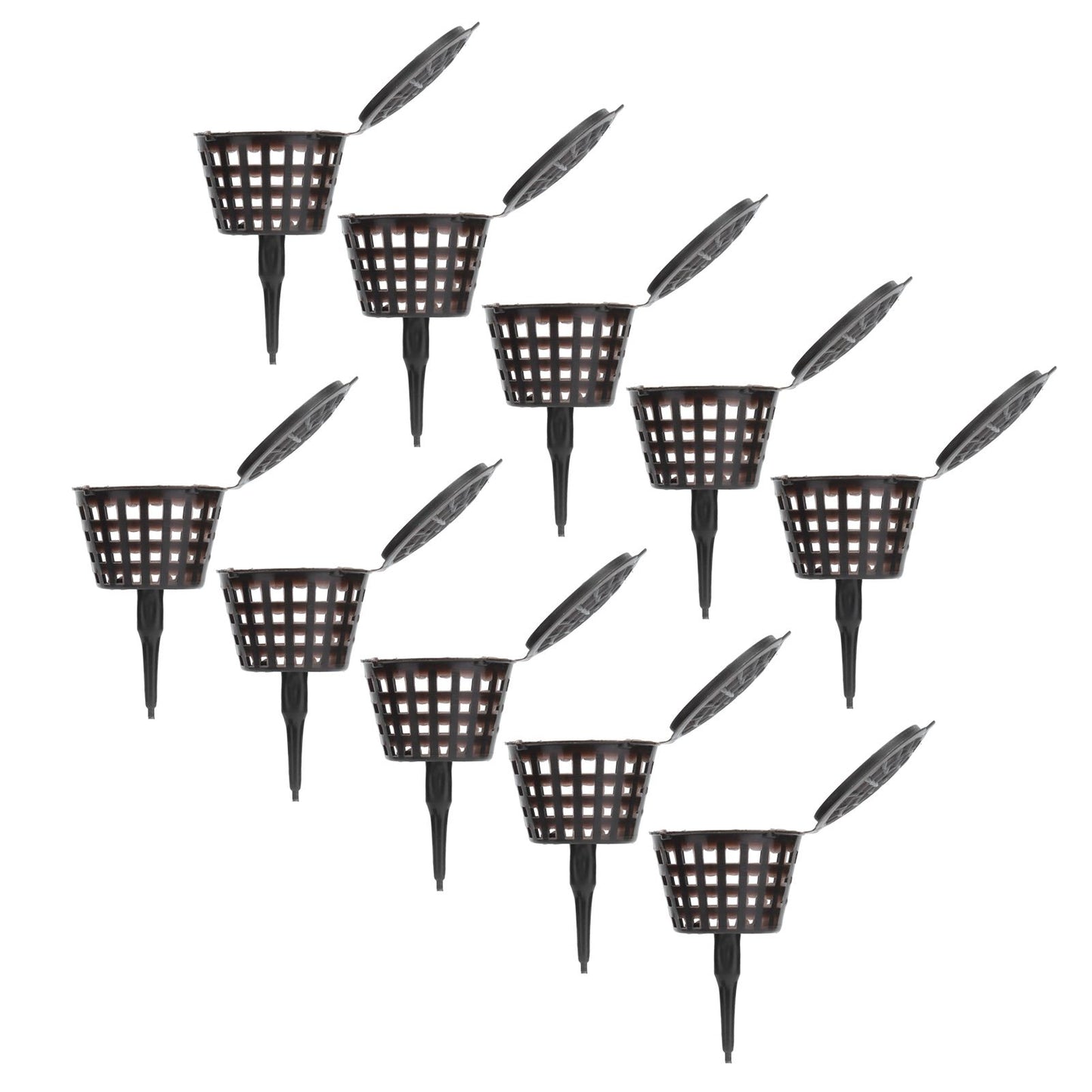 50Pcs Fertilizer Basket Plastic Sturdy Durable Planting Fertilization Box for Potted Plants Home Balconies Garden