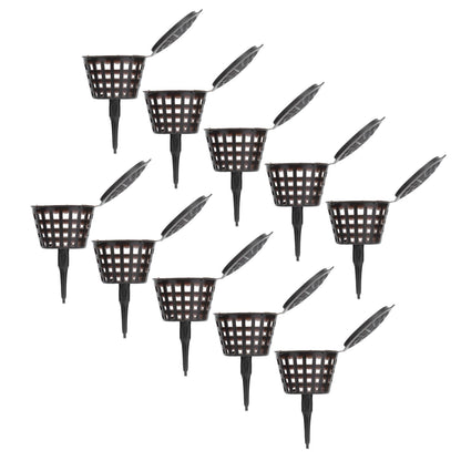 50Pcs Fertilizer Basket Plastic Sturdy Durable Planting Fertilization Box for Potted Plants Home Balconies Garden